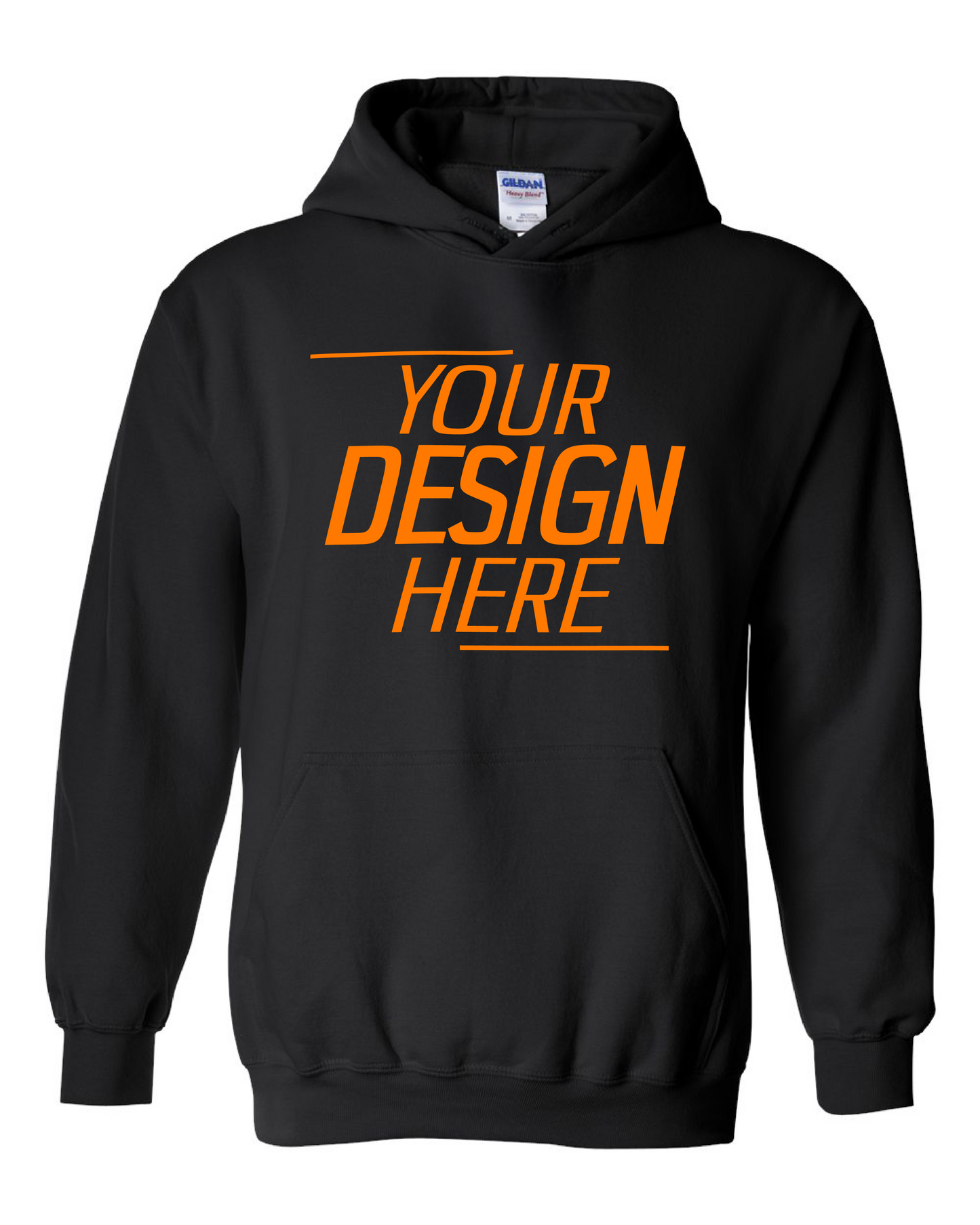 Custom Black Hoodie – Your Design Here