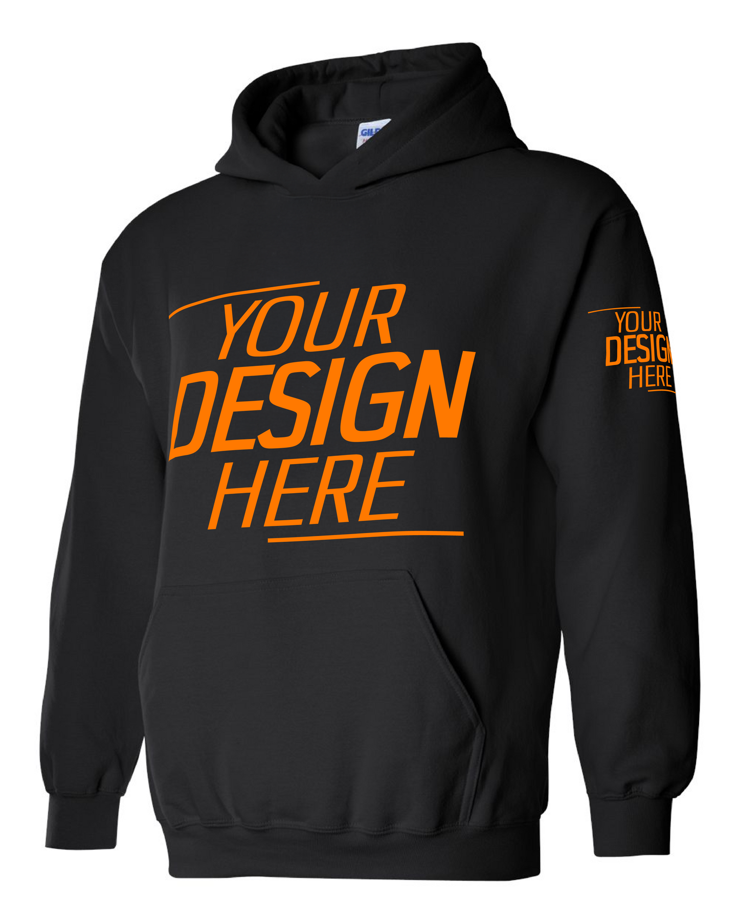 Custom Black Hoodie – Your Design Here