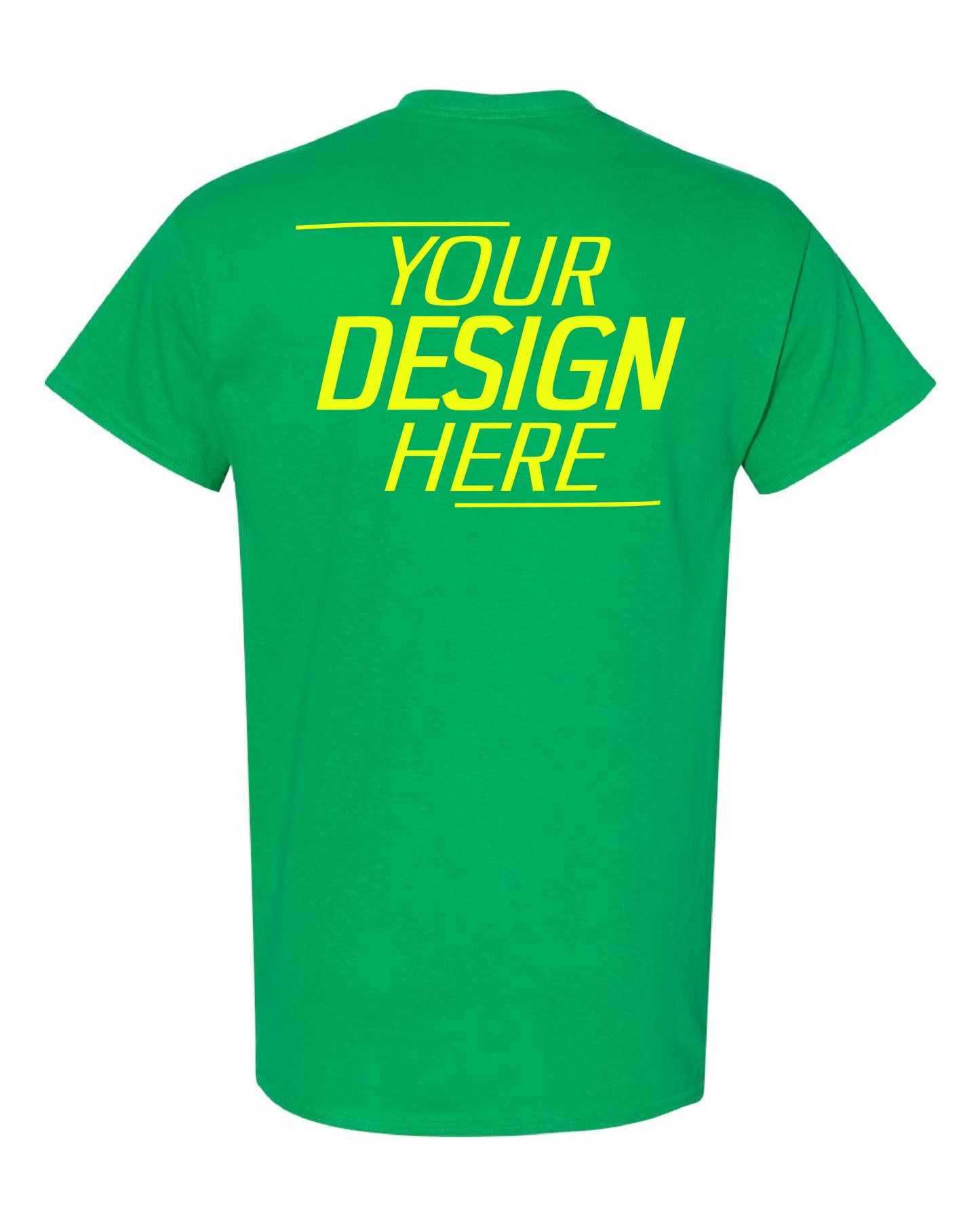 Custom Green Short Sleeve T-Shirt – Your Design Here