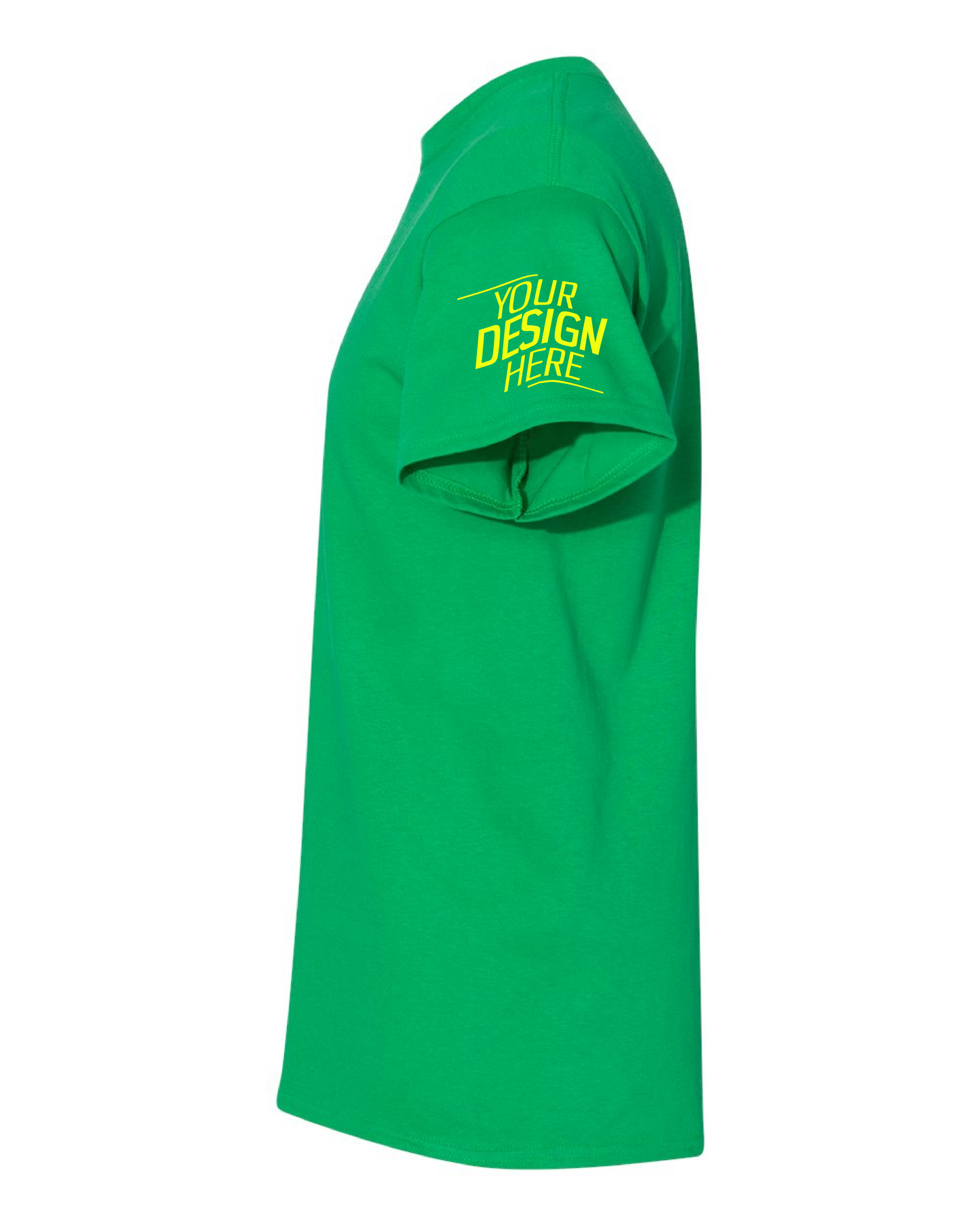 Custom Green Short Sleeve T-Shirt – Your Design Here