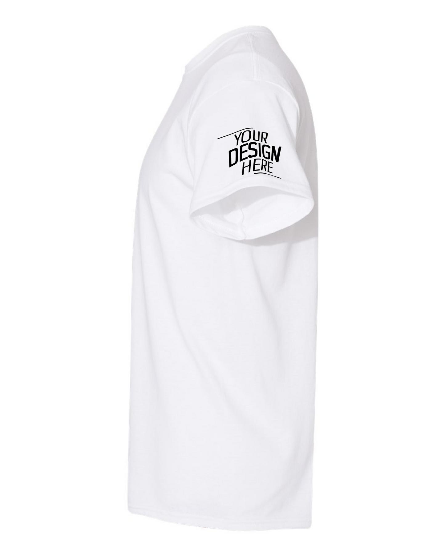 Custom White Short Sleeve T-Shirt – Your Design Here