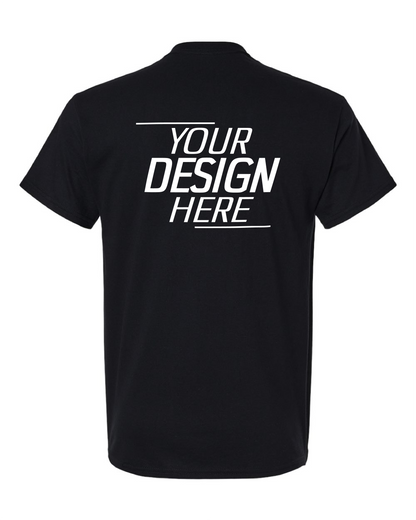 Custom Black Short Sleeve T-Shirt – Your Design Here