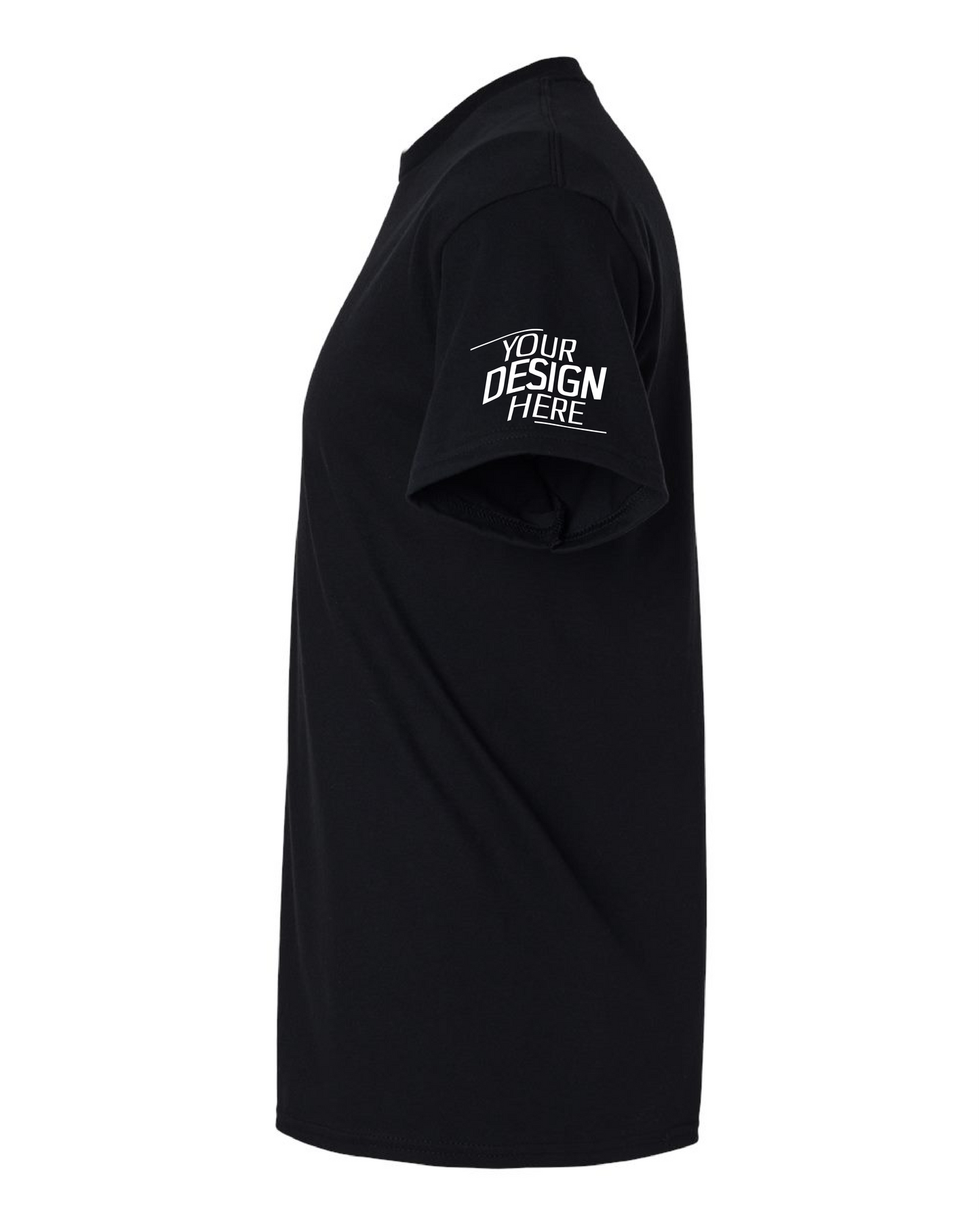 Custom Black Short Sleeve T-Shirt – Your Design Here