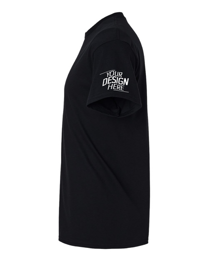 Custom Black Short Sleeve T-Shirt – Your Design Here