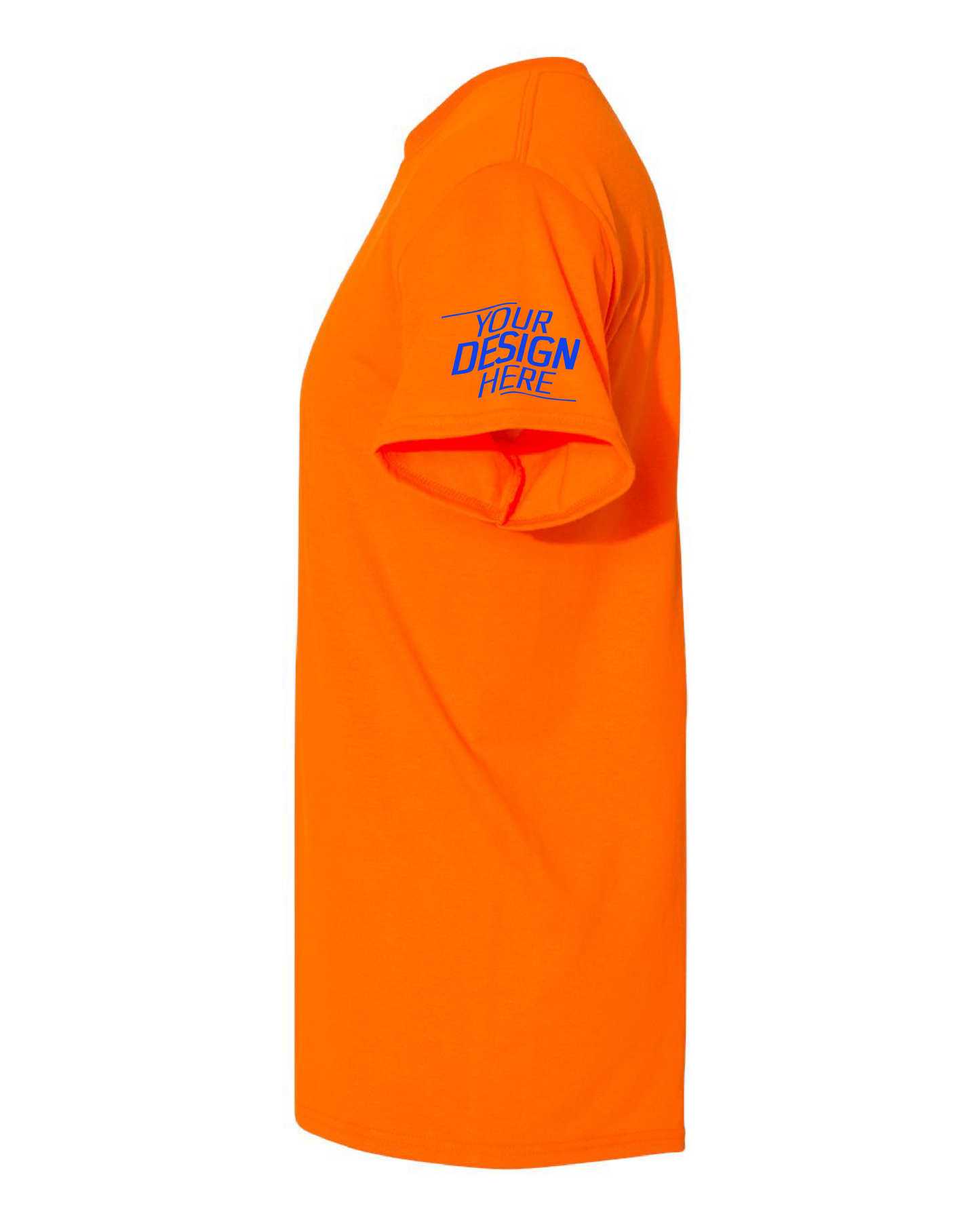 Custom Orange Short Sleeve T-Shirt – Your Design Here
